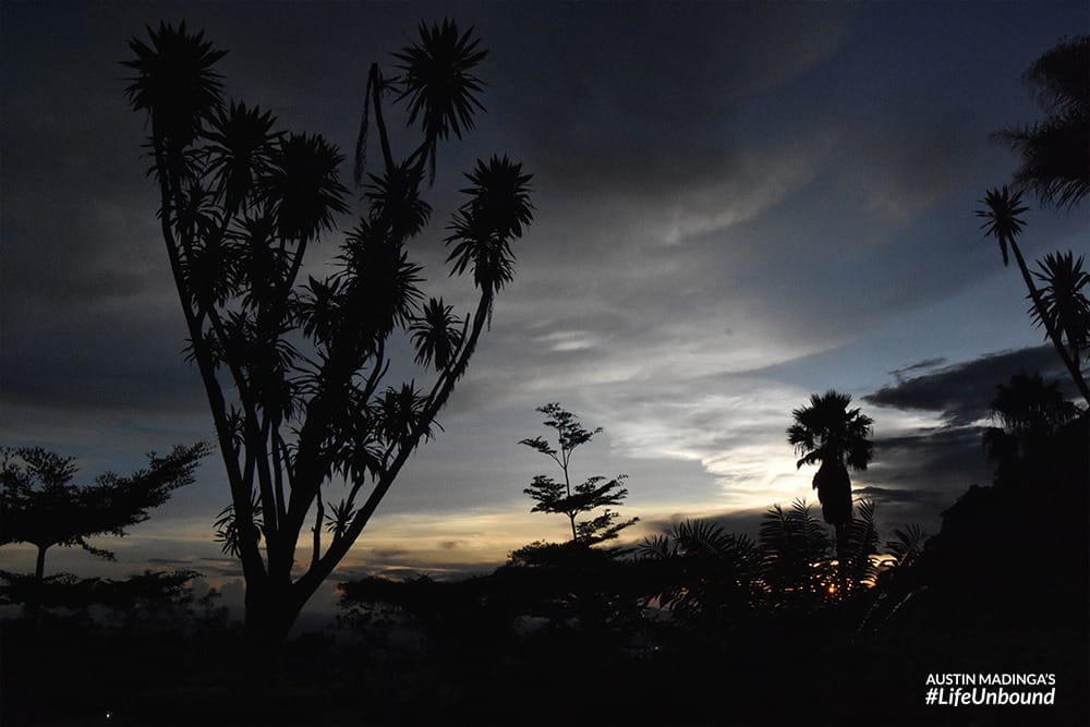 sunset at Ku Chawe Inn