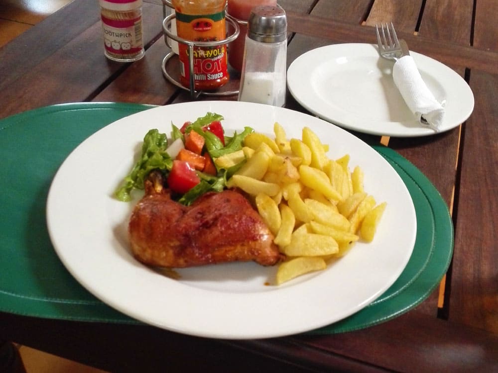 Mapiri chips and chicken